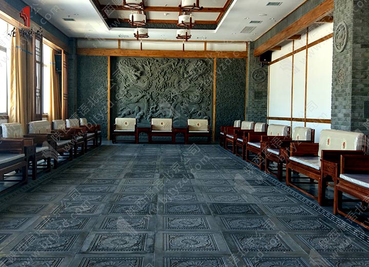 唐语砖雕会议室装饰